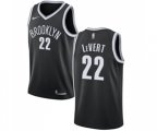 Brooklyn Nets #22 Caris LeVert Swingman Black Road NBA Jersey - Icon Edition