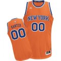 New York Knicks #00 Enes Kanter Swingman Orange Alternate NBA Jersey