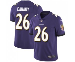 Baltimore Ravens #26 Maurice Canady Purple Team Color Vapor Untouchable Limited Player Football Jersey