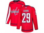 Washington Capitals #29 Christian Djoos Red Home Authentic Stitched NHL Jersey