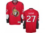 Ottawa Senators #27 Curtis Lazar Authentic Red Home NHL Jersey