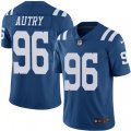 Indianapolis Colts #96 Denico Autry Limited Royal Blue Rush Vapor Untouchable NFL Jersey