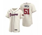 Atlanta Braves #51 Will Smith Nike Cream Authentic 2020 Alternate Jersey