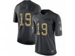 New Orleans Saints #19 Ted Ginn Jr Limited Black 2016 Salute to Service NFL Jersey