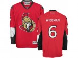 Ottawa Senators #6 Chris Wideman Authentic Red Home NHL Jersey