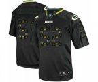 Green Bay Packers #52 Clay Matthews Elite New Lights Out Black Football Jersey