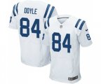 Indianapolis Colts #84 Jack Doyle Elite White Football Jersey