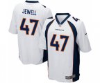 Denver Broncos #47 Josey Jewell Game White Football Jersey