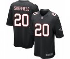 Atlanta Falcons #20 Kendall Sheffield Game Black Alternate Football Jersey