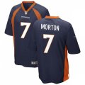 Denver Broncos Retired Player #7 Craig Morton Nike Navy Vapor Untouchable Limited Jersey