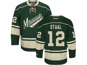 Minnesota Wild #12 Eric Staal Authentic Green Third NHL Jersey