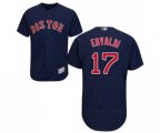 Boston Red Sox #17 Nathan Eovaldi Navy Blue Alternate Flex Base Authentic Collection Baseball Jersey