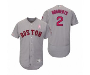 2019 Mother\'s Day Xander Bogaerts Boston Red Sox #2 Gray Flex Base Road Jersey