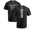 Atlanta Falcons #26 Isaiah Oliver Black Backer T-Shirt