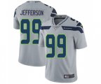 Seattle Seahawks #99 Quinton Jefferson Grey Alternate Vapor Untouchable Limited Player Football Jersey