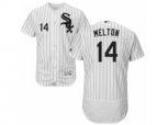 Chicago White Sox #14 Bill Melton White Black Flexbase Authentic Collection MLB Jersey