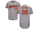 Baltimore Orioles #28 Colby Rasmus Grey Flexbase Authentic Collection Stitched MLB Jersey