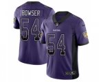 Baltimore Ravens #54 Tyus Bowser Limited Purple Rush Drift Fashion Football Jersey