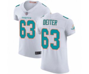 Miami Dolphins #63 Michael Deiter White Vapor Untouchable Elite Player Football Jersey