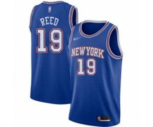 New York Knicks #19 Willis Reed Swingman Blue Basketball Jersey - Statement Edition