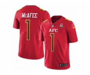 Indianapolis Colts #1 Pat McAfee Limited Red 2017 Pro Bowl NFL Jersey