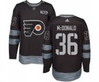 Adidas Philadelphia Flyers #36 Colin McDonald Authentic Black 1917-2017 100th Anniversary NHL Jersey