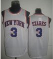 New York Knicks #3 John Starks Swingman White Throwback Basketball Jersey
