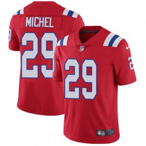 New England Patriots #29 Sony Michel Red Alternate Vapor Untouchable Limited Player NFL Jersey