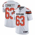 Cleveland Browns #63 Austin Corbett White Vapor Untouchable Limited Player NFL Jersey