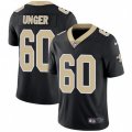 New Orleans Saints #60 Max Unger Black Team Color Vapor Untouchable Limited Player NFL Jersey