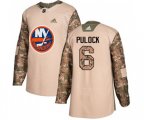 New York Islanders #6 Ryan Pulock Authentic Camo Veterans Day Practice NHL Jersey