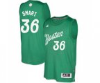 Boston Celtics #36 Marcus Smart Authentic Green 2016-2017 Christmas Day Basketball Jersey