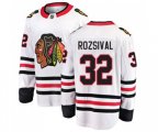Chicago Blackhawks #32 Michal Rozsival Fanatics Branded White Away Breakaway NHL Jersey