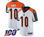 Cincinnati Bengals #10 Kevin Huber White Vapor Untouchable Limited Player 100th Season Football Jersey