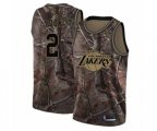 Los Angeles Lakers #2 Quinn Cook Swingman Camo Realtree Collection Basketball Jersey