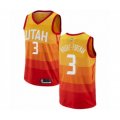 Utah Jazz #3 Justin Wright-Foreman Swingman Orange Basketball Jersey - City Edition