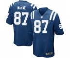 Indianapolis Colts #87 Reggie Wayne Game Royal Blue Team Color Football Jersey