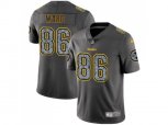 Pittsburgh Steelers #86 Hines Ward Gray Static Men NFL Vapor Untouchable Limited Je