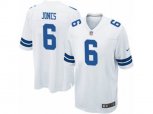 Dallas Cowboys #6 Chris Jones Game White NFL Jersey