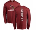 Arizona Cardinals #53 A.Q. Shipley Maroon Backer Long Sleeve T-Shirt