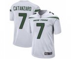 New York Jets #7 Chandler Catanzaro Game White Football Jersey