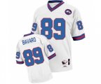 New York Giants #89 Mark Bavaro White Authentic Throwback Football Jersey