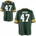 Green Bay Packers #47 Chauncey Rivers Nike Green Vapor Limited Player Jersey