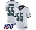 Philadelphia Eagles #55 Brandon Graham White Vapor Untouchable Limited Player 100th Season Football Jersey