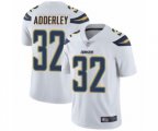 Los Angeles Chargers #32 Nasir Adderley White Vapor Untouchable Limited Player Football Jersey
