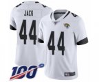 Jacksonville Jaguars #44 Myles Jack White Vapor Untouchable Limited Player 100th Season Football Jersey