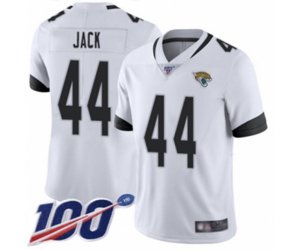 Jacksonville Jaguars #44 Myles Jack White Vapor Untouchable Limited Player 100th Season Football Jersey