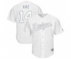 Los Angeles Dodgers #14 Enrique Hernandez Kike Authentic White 2019 Players Weekend Baseball Jersey