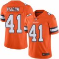 Denver Broncos #41 Isaac Yiadom Limited Orange Rush Vapor Untouchable NFL Jersey
