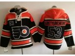 Philadelphia Flyers #53 Shayne Gostisbehere Black Sawyer Hooded Sweatshirt Stitched NHL Jersey